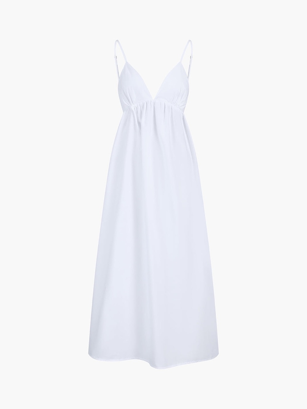 Commense Coastal Cowgirl Open Back Long Dress in White size Medium. New with tag - Picture 5 of 7